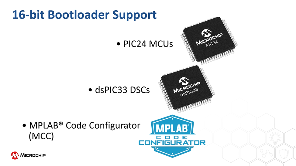 MCC中用于PIC24 MCU和dsPIC33 DSC的16位自举程序